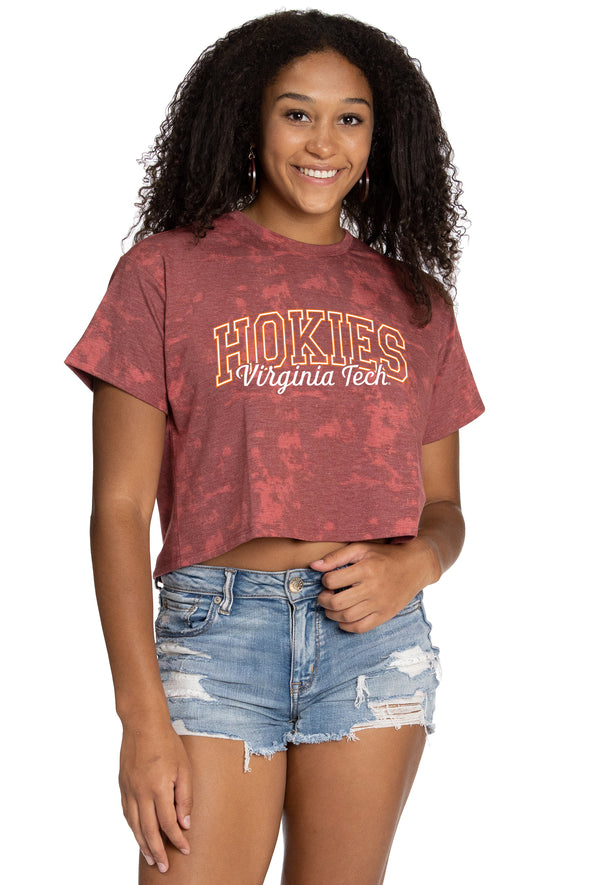 Virginia Tech Hokies Kimberly Crop Tee