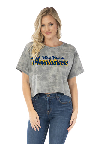 West Virginia Mountaineers Kimberly Crop Tee