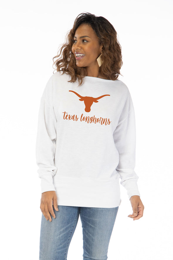 White Texas Longhorns Tunic with Texas Logo