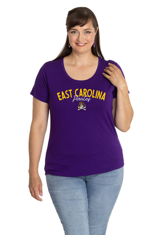 ECU Pirates Scarlet Tee