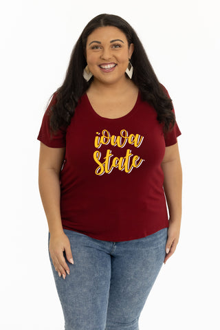Iowa State Cyclones Scarlet Tee