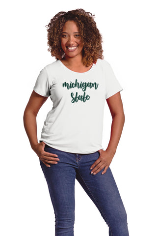 Michigan State Spartans Scarlet Tee
