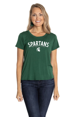 Michigan State Spartans Scarlet Tee