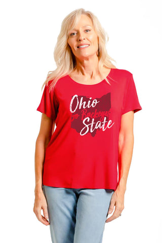 Ohio State Buckeyes Scarlet Tee
