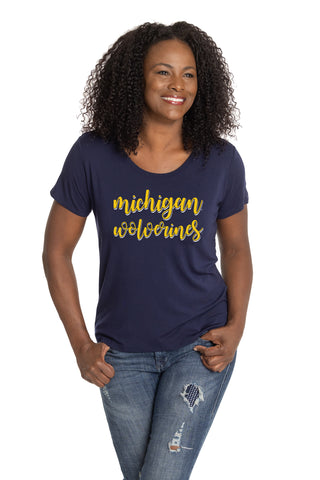 Michigan Wolverines Scarlet Tee