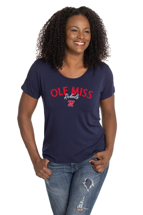 Ole Miss Rebels Scarlet Tee