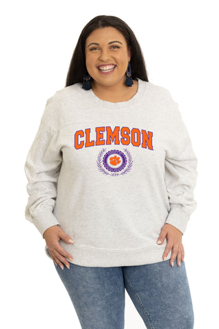 Clemson Tigers Yvette Crewneck Sweatshirt