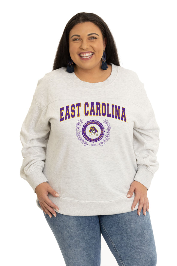 ECU Pirates Yvette Crewneck Sweatshirt