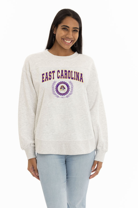 ECU Pirates Yvette Crewneck Sweatshirt