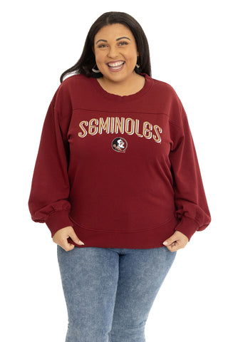 Florida State Seminoles Yvette Crewneck Sweatshirt