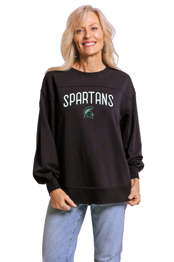Michigan State Spartans Yvette Crewneck Sweatshirt