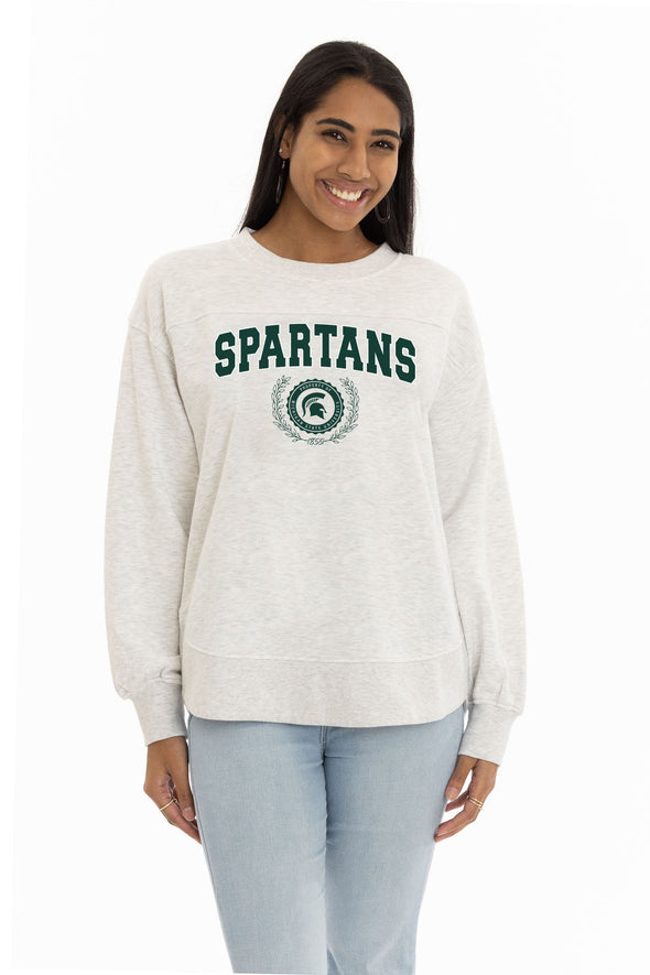 Michigan State Spartans Yvette Crewneck Sweatshirt