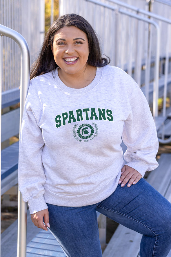 Michigan State Spartans Yvette Crewneck Sweatshirt