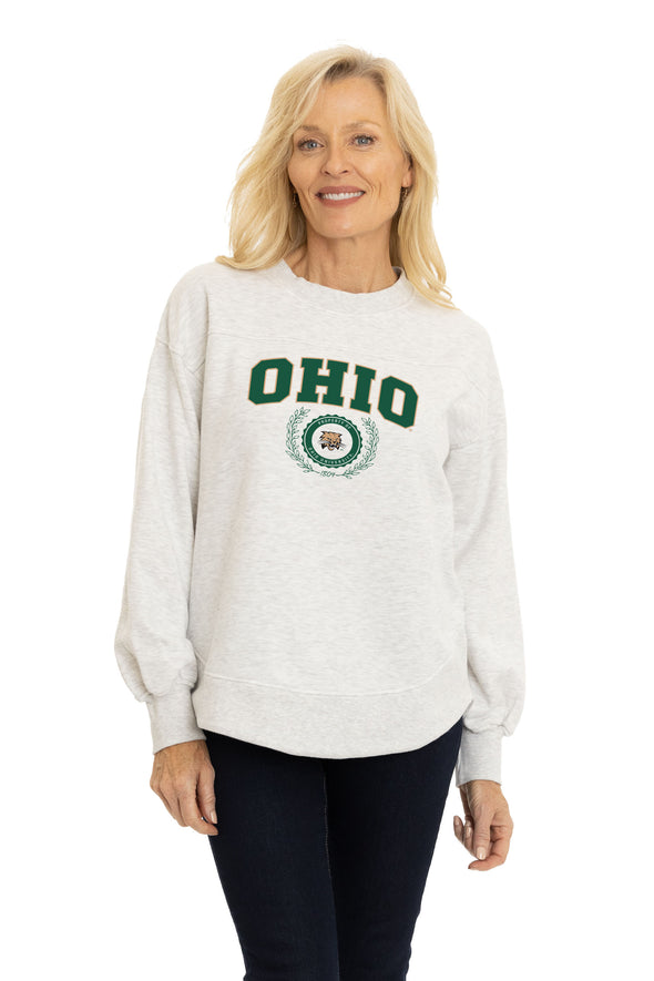 Ohio Bobcats Yvette Crewneck Sweatshirt
