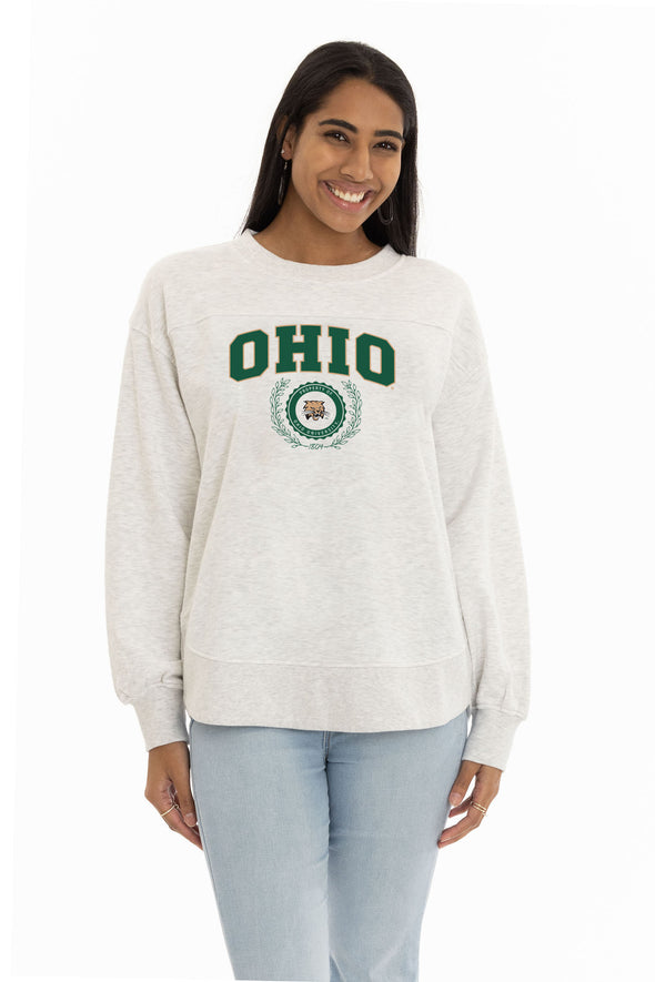 Ohio Bobcats Yvette Crewneck Sweatshirt