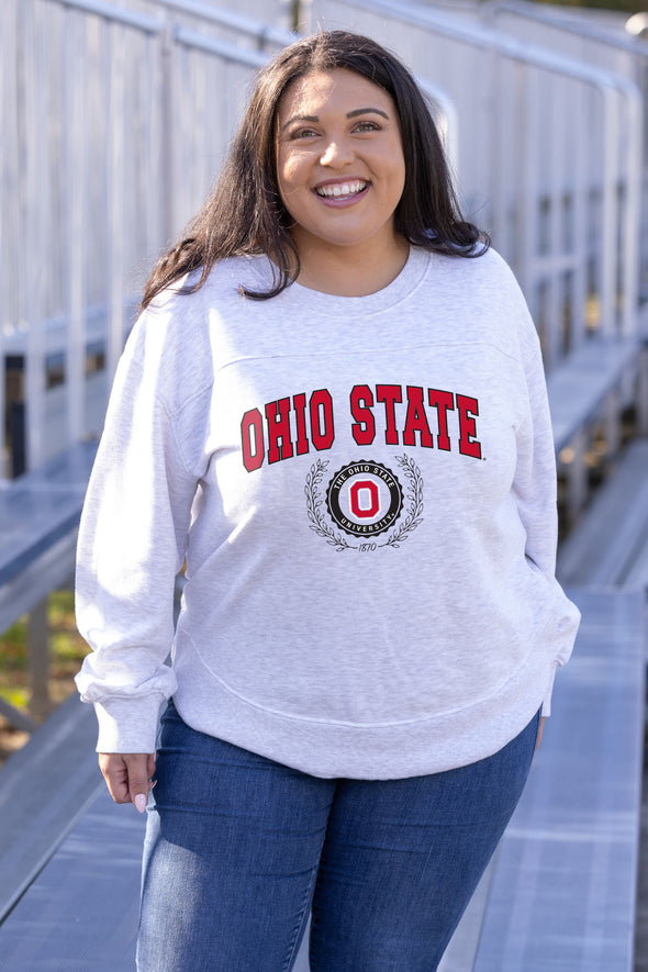 Ohio State Buckeyes Yvette Crewneck Sweatshirt