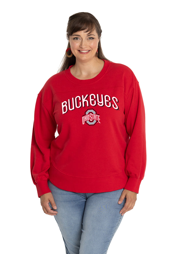 Ohio State Buckeyes Yvette Crewneck Sweatshirt