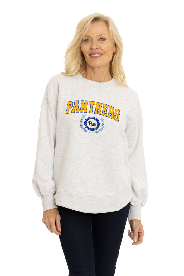 Pitt Panthers Yvette Crewneck Sweatshirt