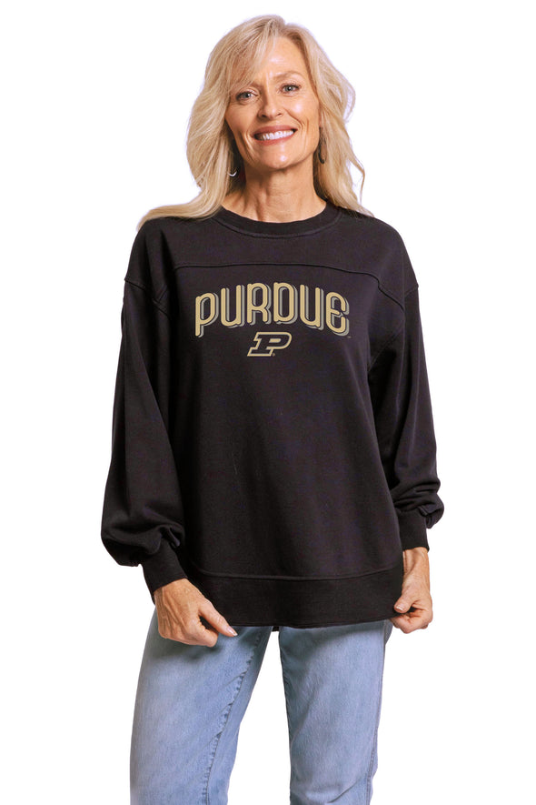 Purdue Boilermakers Yvette Crewneck Sweatshirt