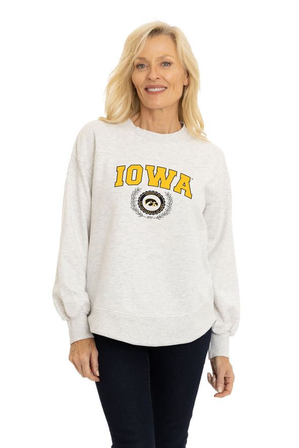 Iowa Hawkeyes Yvette Crewneck Sweatshirt