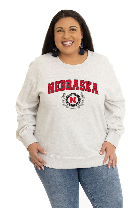 Nebraska Huskers Yvette Crewneck Sweatshirt