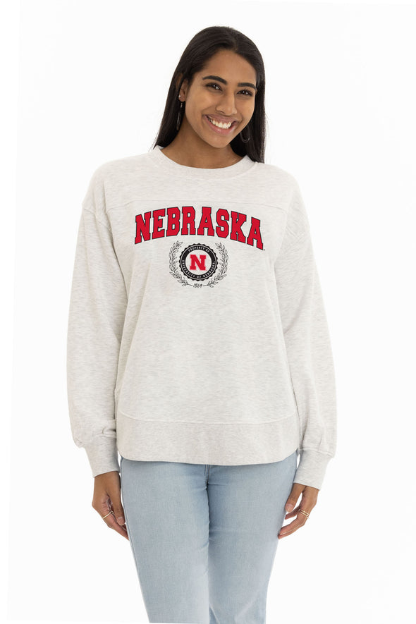 Nebraska Huskers Yvette Crewneck Sweatshirt