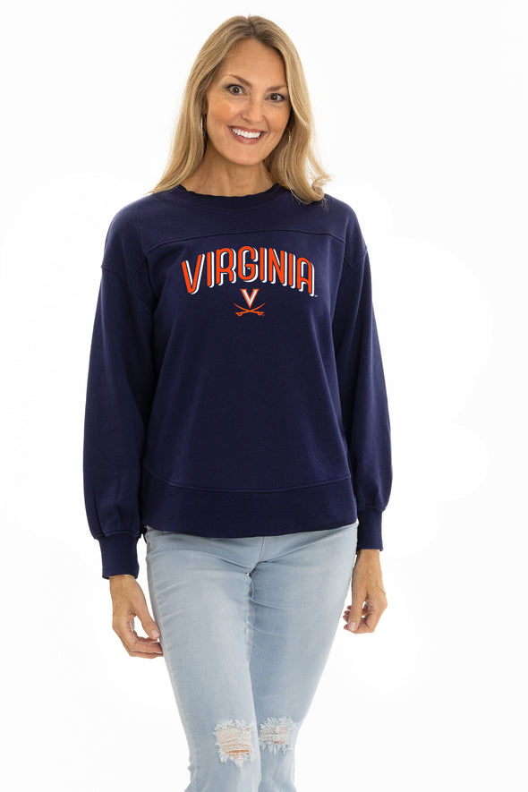 Virginia Cavaliers Yvette Crewneck Sweatshirt