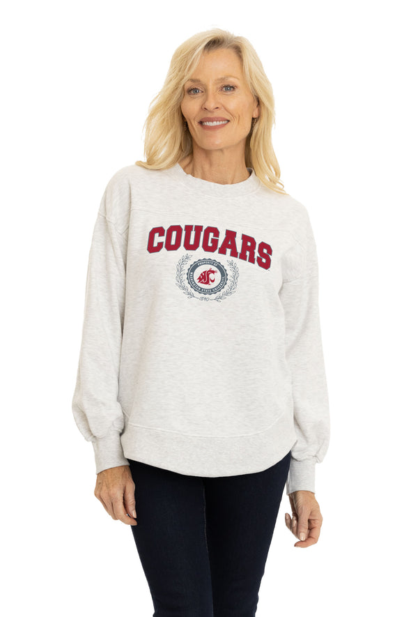 Washington State Cougars Yvette Crewneck Sweatshirt