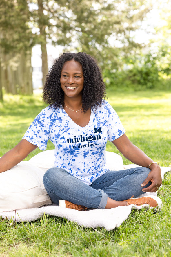 Michigan Wolverines Faye Tee