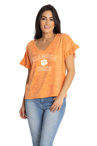 Clemson Tigers Daisy Tee