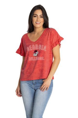 Georgia Bulldogs Daisy Tee