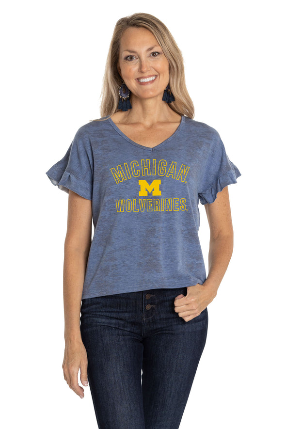 Michigan Wolverines Daisy Tee