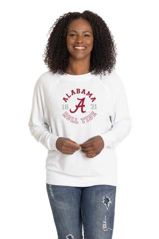Alabama Crimson Tide Long Sleeve Rylee Raglan Top