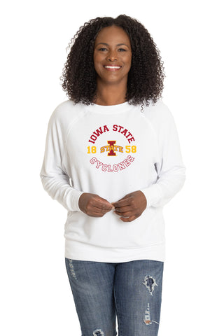 Iowa State Cyclones Long Sleeve Rylee Raglan Top