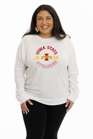 Iowa State Cyclones Long Sleeve Rylee Raglan Top