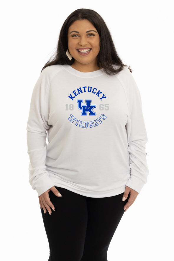 Kentucky Wildcats Long Sleeve Rylee Raglan Top