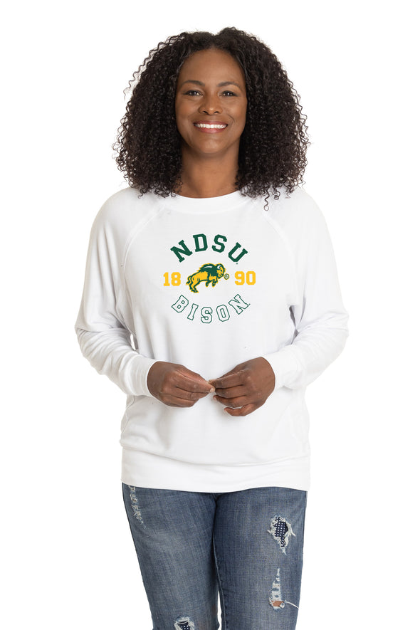 North Dakota State Bison Long Sleeve Rylee Raglan Top