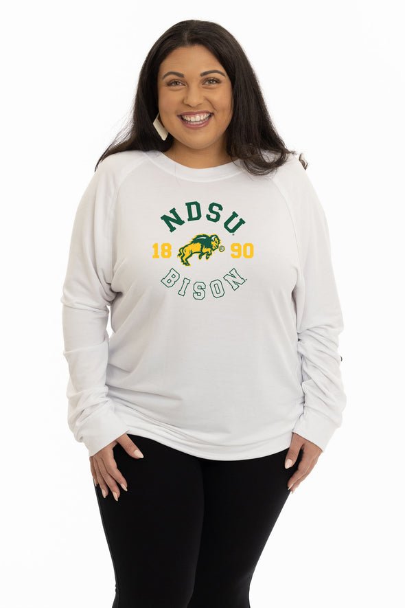 North Dakota State Bison Long Sleeve Rylee Raglan Top