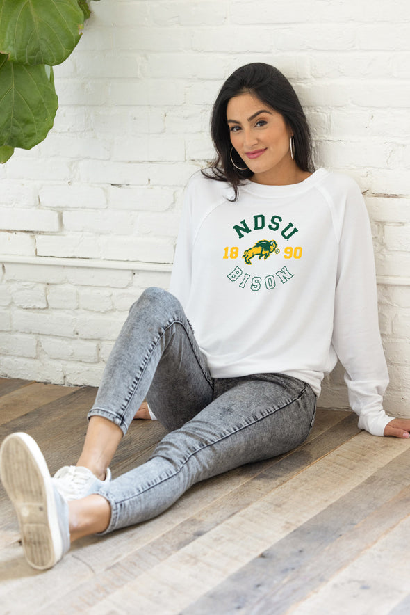 North Dakota State Bison Long Sleeve Rylee Raglan Top