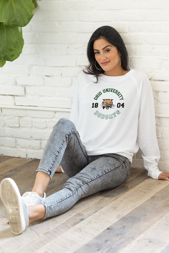 Ohio Bobcats Long Sleeve Rylee Raglan Top