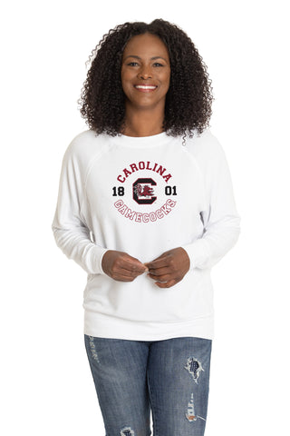 South Carolina Gamecocks Long Sleeve Rylee Raglan Top