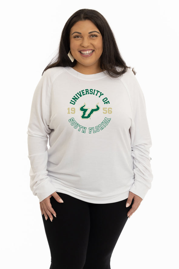 USF Bulls Long Sleeve Rylee Raglan Top