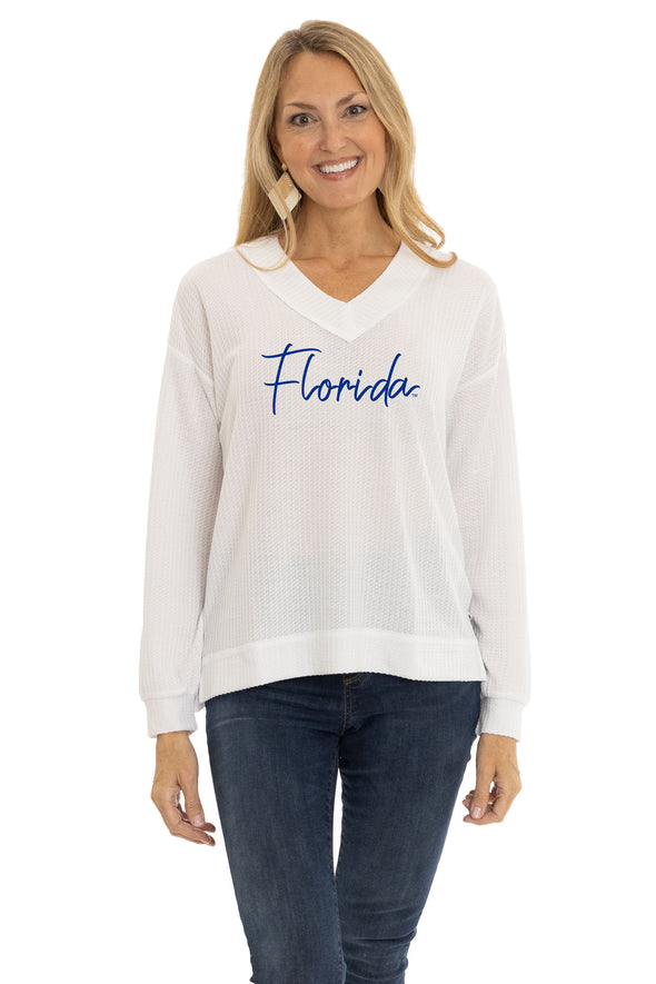 Florida Gators Waverly Waffle Knit Top