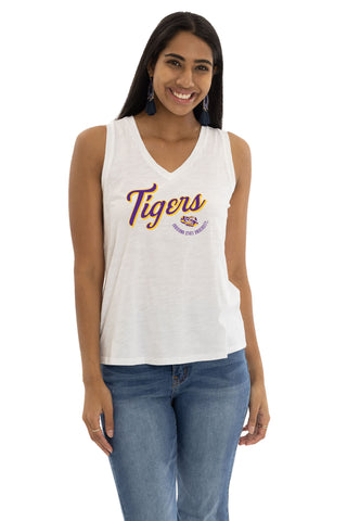 LSU Tigers Sloan V-Neck Tank