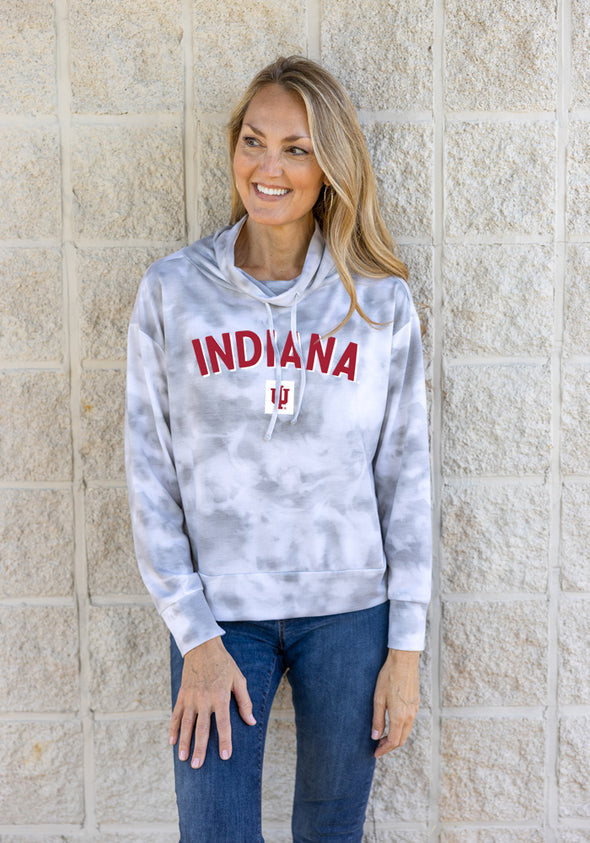 Indiana Hoosiers Maddie Mock Neck Pullover