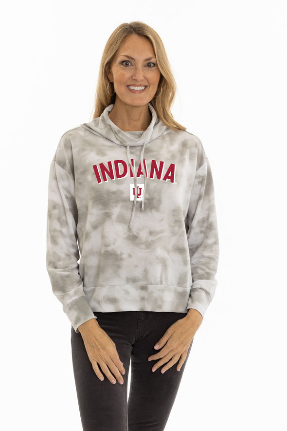 Indiana Hoosiers Maddie Mock Neck Pullover
