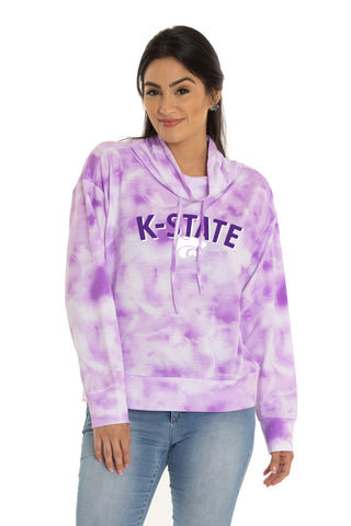 Kansas State Wildcats Maddie Mock Neck Pullover