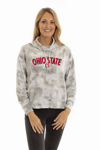 Ohio State Buckeyes Maddie Mock Neck Pullover