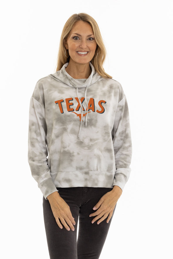 Texas Longhorns Maddie Mock Neck Pullover