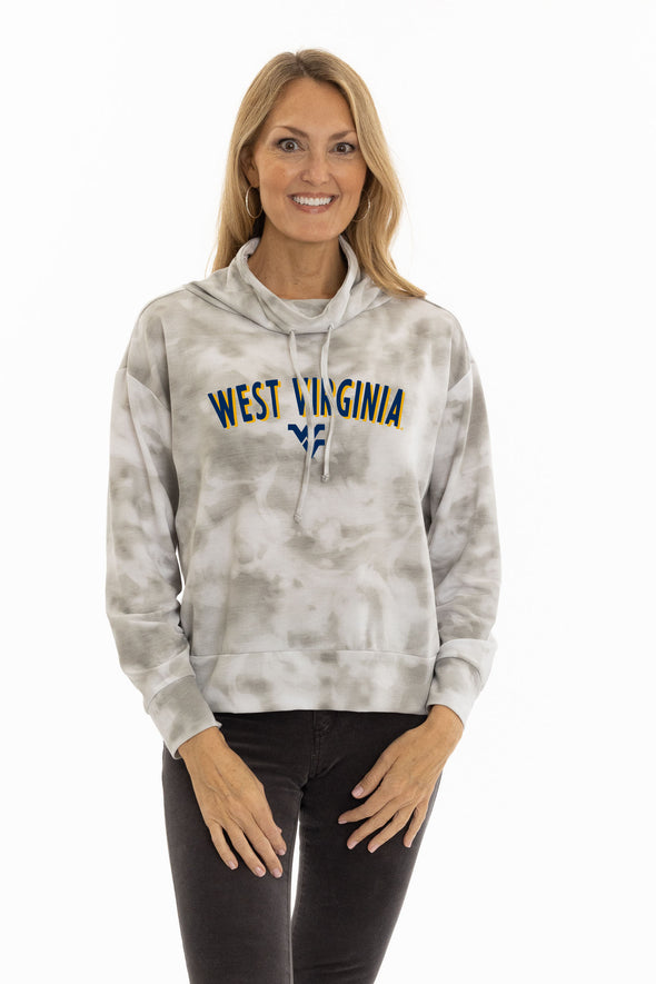 West Virginia Mountaineers Maddie Mock Neck Pullover